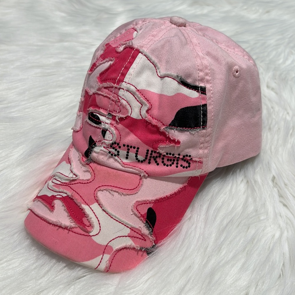 STURGIS Pink Camo Baseball Cap